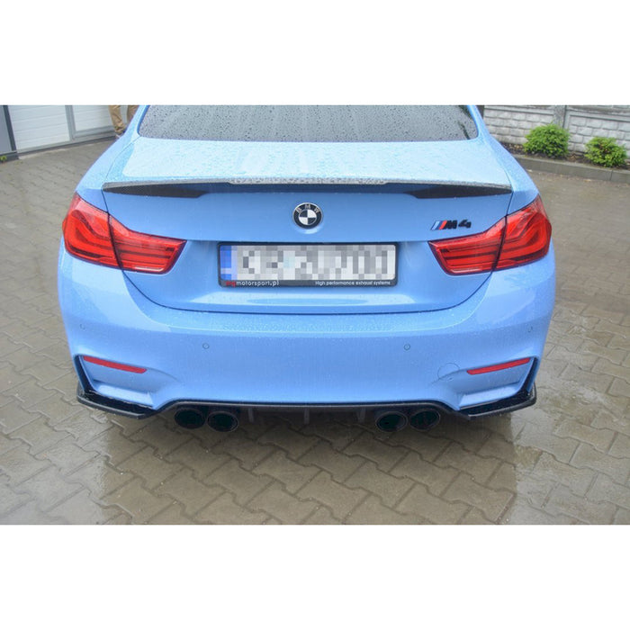 BMW-M4-(2014-2020)-Rear-Side-Splitters-(Gloss Black)-Maxton-Design 2
