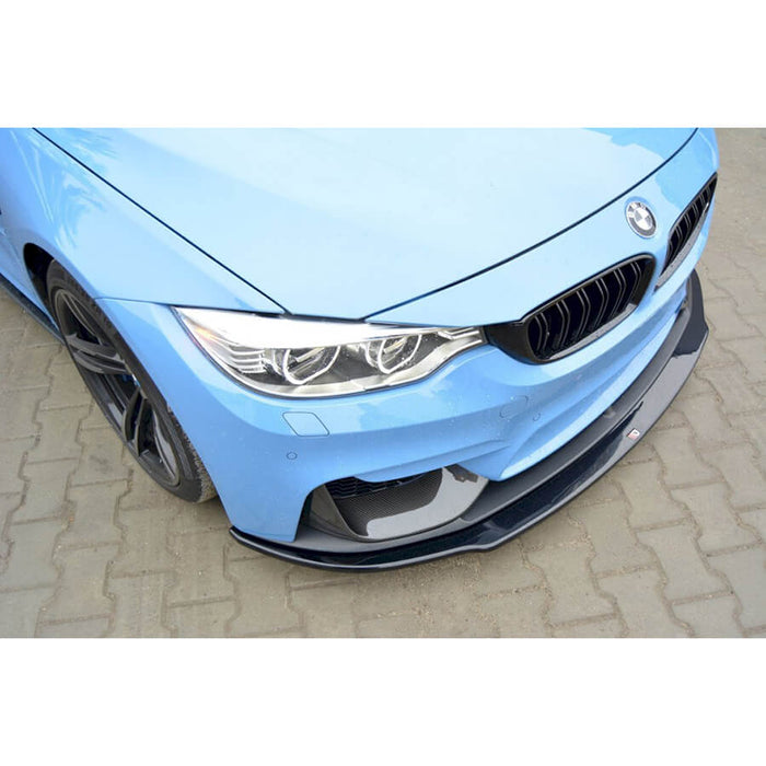 BMW-M4-(2014-2020)-Front-Splitter-(Gloss Black)-Maxton-Design 3