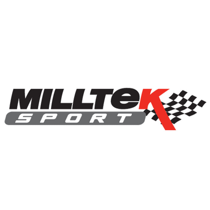 Milltek Sport Non-Resonated Race Rear Silencer - BMW M140i