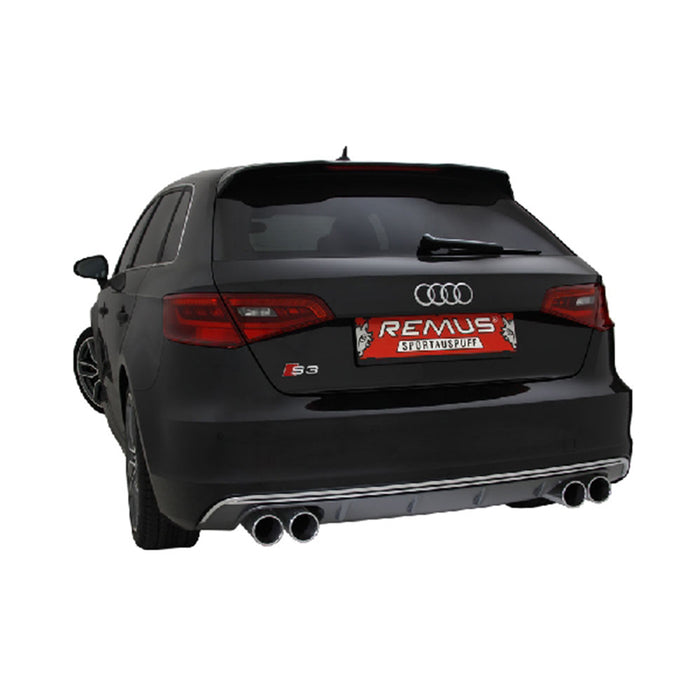 Audi S3 Remus Exhausts Cat Back System