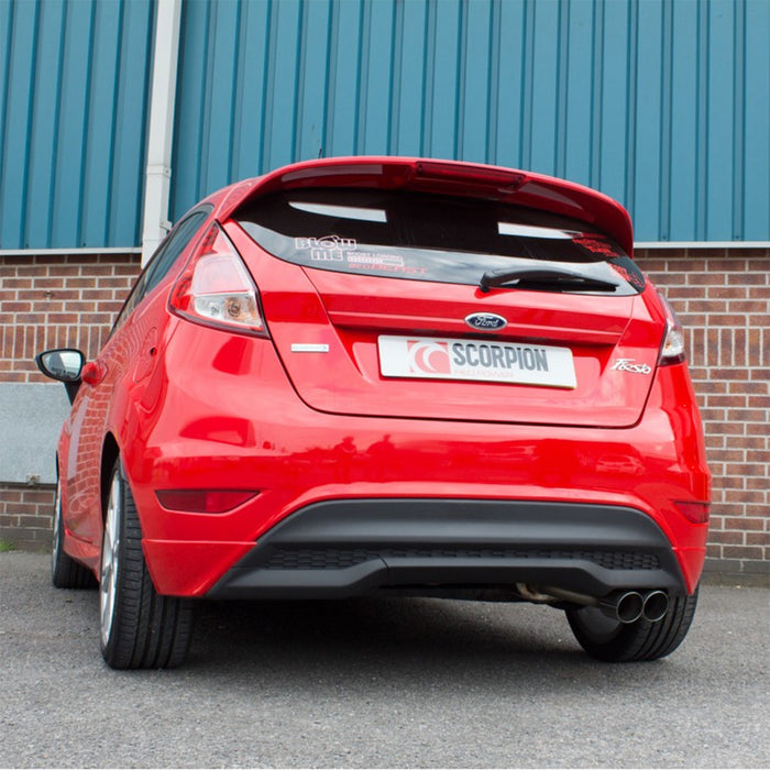 Scorpion Exhausts Rear on the Ford Fiesta 1.0 EcoBoost