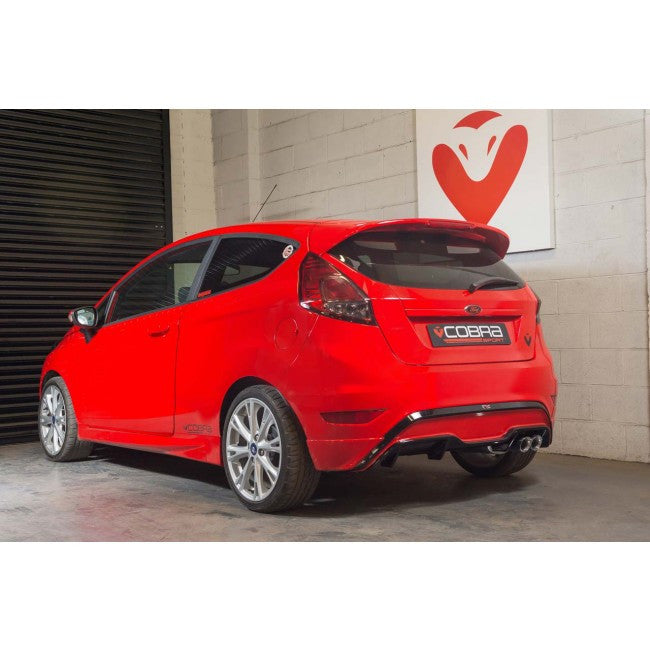 Cobra Sport ST Style Resonated Cat Back Exhaust on the Ford Fiesta 1.0 EcoBoost