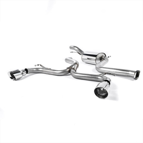 Milltek Sport Race Cat Back System with Polished Tips for the Ford Focus ST225 Mk2