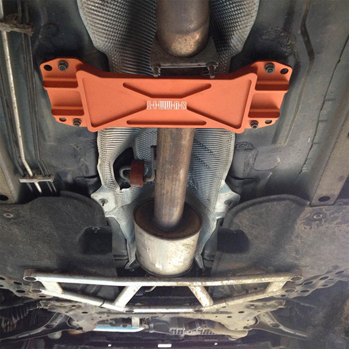 SUMMIT 4 Point Exhaust Tunnel Body Chassis Brace on the Ford Fiesta